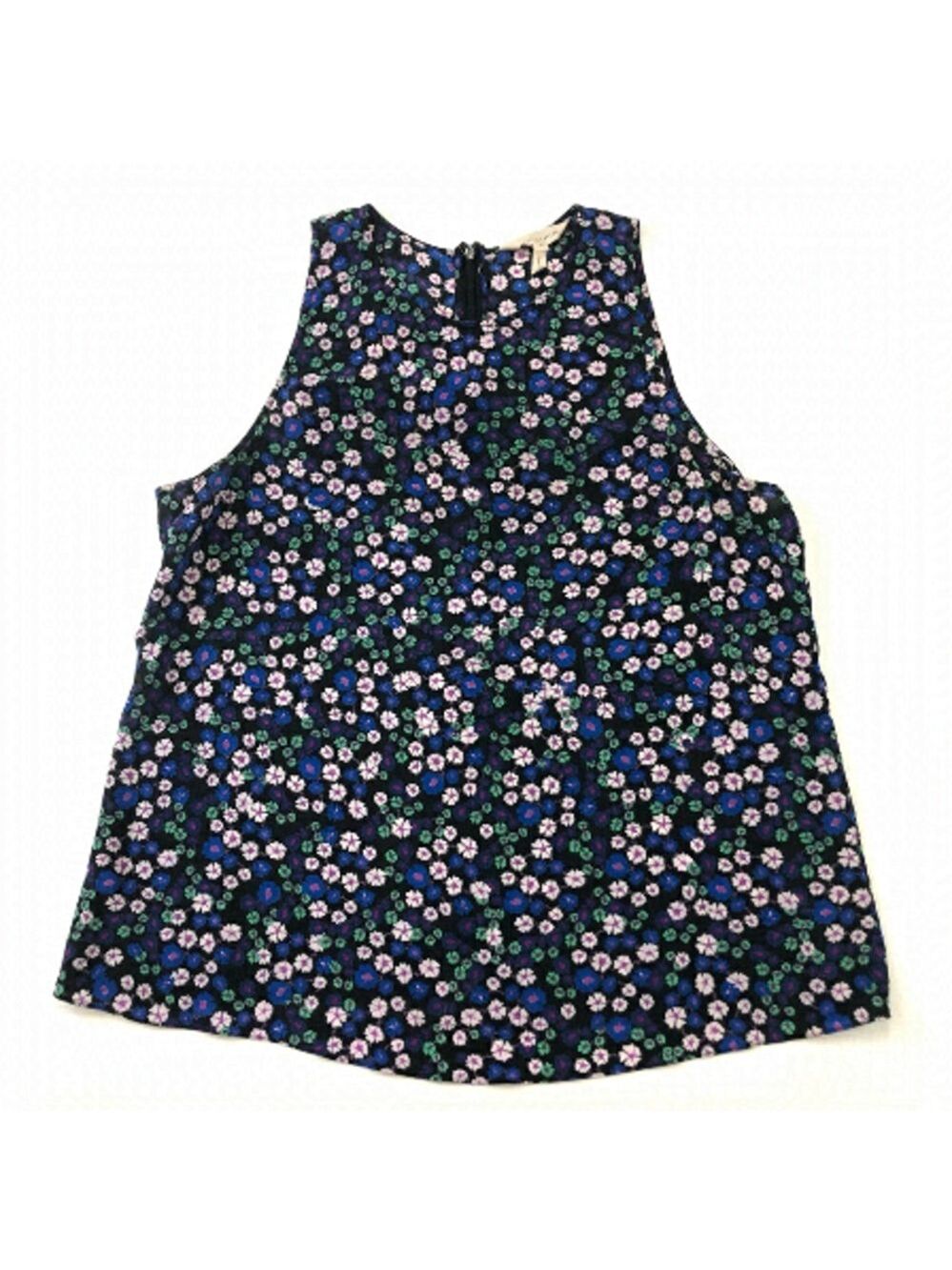 Rebecca Taylor ditzy flower silk sleeveless tank top Size 10
